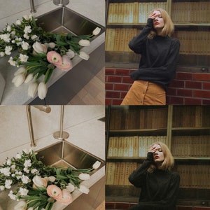Lightroom-presets, 10 desktop en mobiel Lightroom vintage filmpresets, retro humeurig presets, korrelige rustieke presets, Instagram-reisvoorinstellingen afbeelding 2