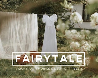 Presets Lightroom Mobile, 4 Moody Vintage Rustic Presets, Mobile & Desktop Presets, Warm Brown Presets, Film Presets, Wedding Boho Presets