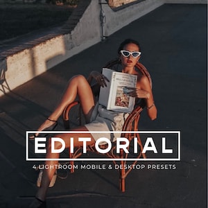 Lightroom Presets, 4 Mobile Desktop Presets, Portrait Moody Presets, Professional Selfie Presets, Fashion Clean Presets, Outdoor Film Preset