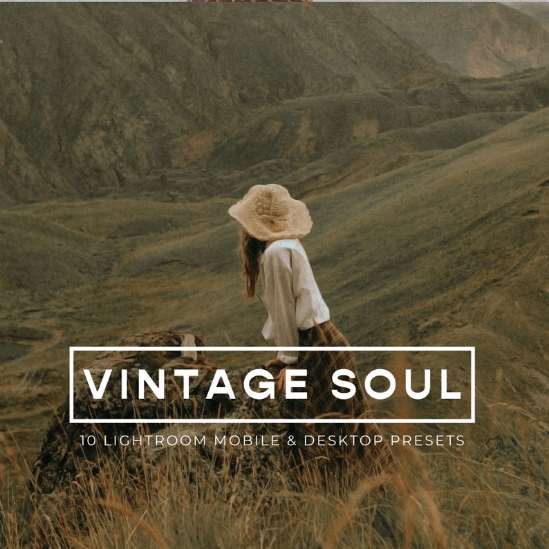 Lightroom-presets, 10 desktop en mobiel Lightroom vintage filmpresets, retro humeurig presets, korrelige rustieke presets, Instagram-reisvoorinstellingen afbeelding 1