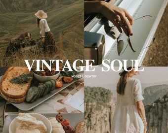 Lightroom presets desktop, 10 Desktop & Mobile Vintage Film Presets, Retro Moody Presets , Grainy Rustic Presets, Instagram Travel Presets