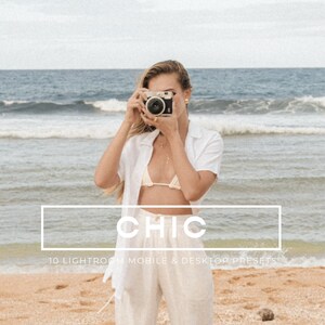 Lightroom Mobile & Desktop Presets, 10 Film and Soft Grain Presets, Bright Summer Presets, Cinematic 35mm Presets, Outdoor Fashion Presets