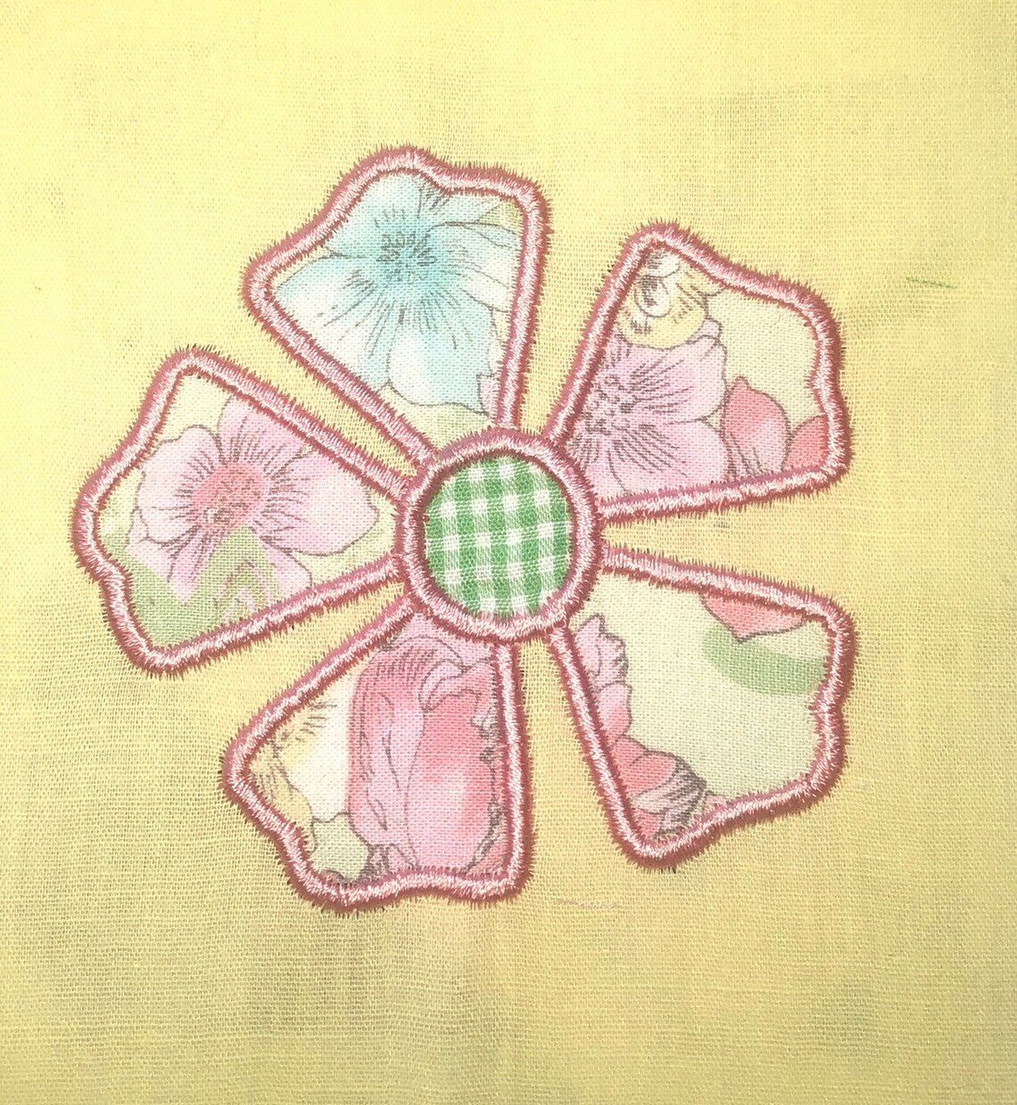 Flower Applique Embroidery Design, Flower Embroidery Design, Machine