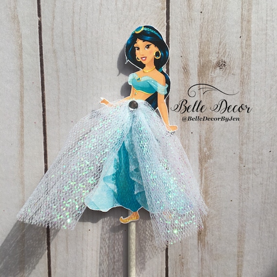 Jasmine Cake Topper / Jasmine Treat Topper (10 pack) / Jasmine Topper