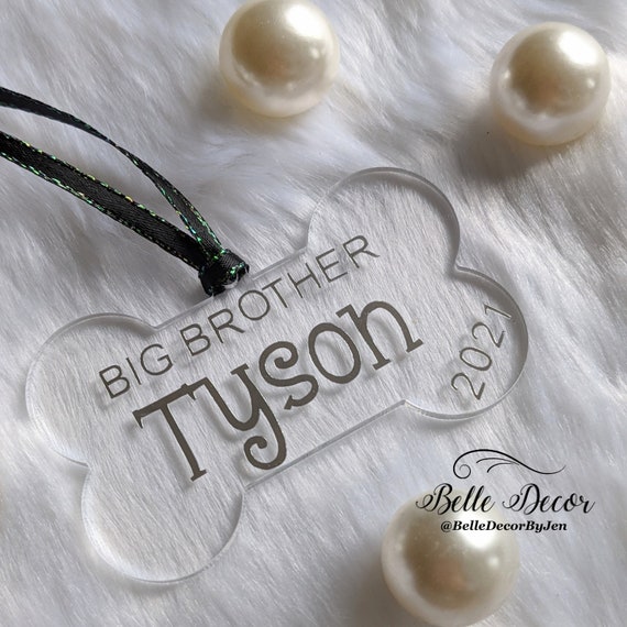 Custom Dog Bone Ornament | Personalized Dog Ornament | Pet Ornament | Puppy Ornament Il_570xn
