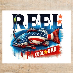 Reel Cool Dad | 1 Cartão Postal | Cartão Grosso | Cartão Postal Feliz Dia dos Pais | Cartão Dia dos Pais