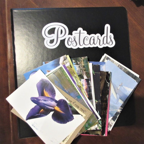Postcard Binder Etsy