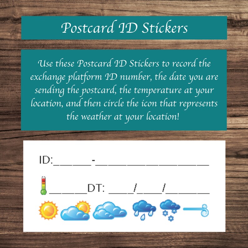 Postid Stickers Postcard Exchange Kit | Postcards, Stickers, and Extra Goodies | for ...