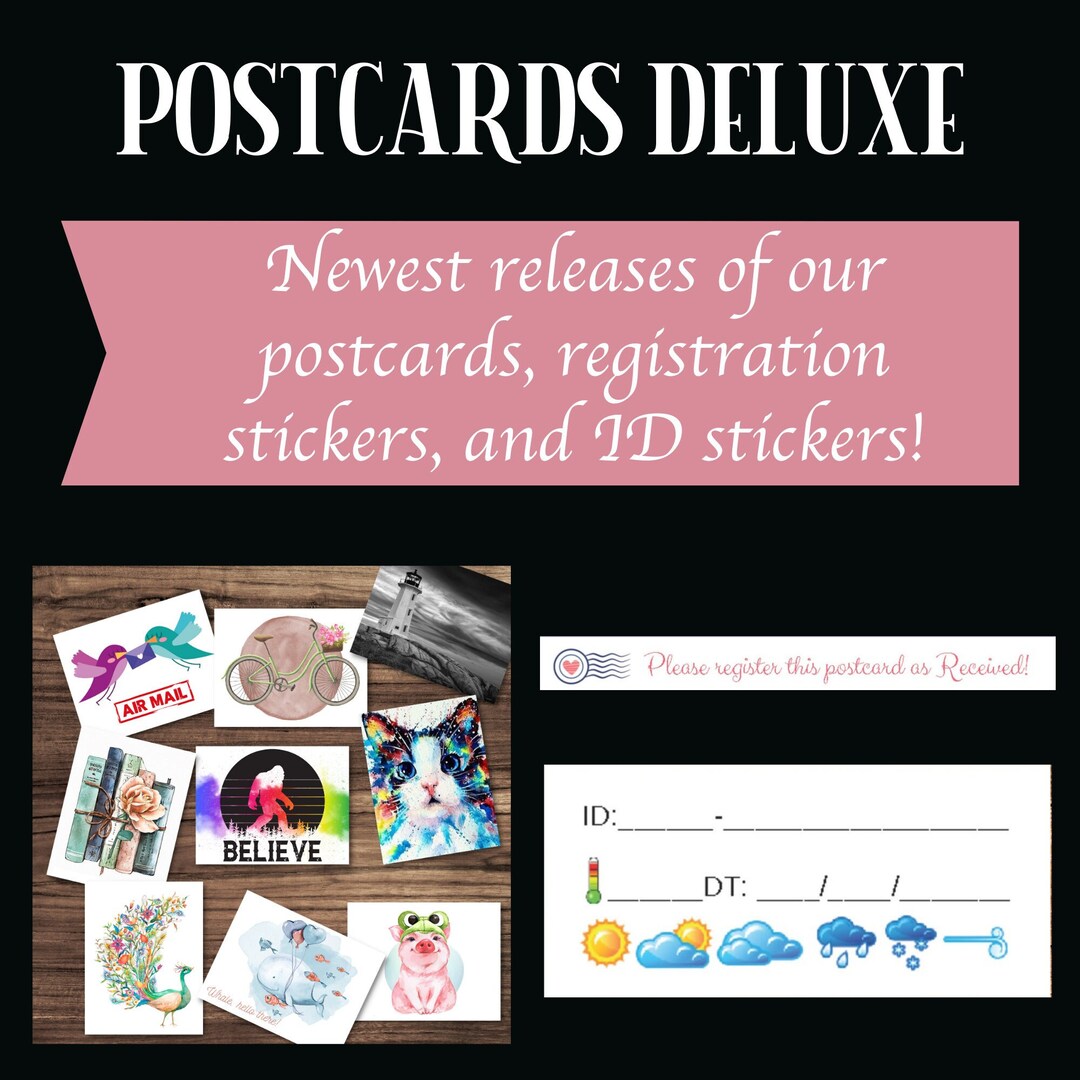 Postcards Deluxe Package Postcards Monthly Subscription Pack Recent