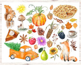 Fall Postcard | 1 Postcard | Thick Cardstock | For sending a postcard to a friend