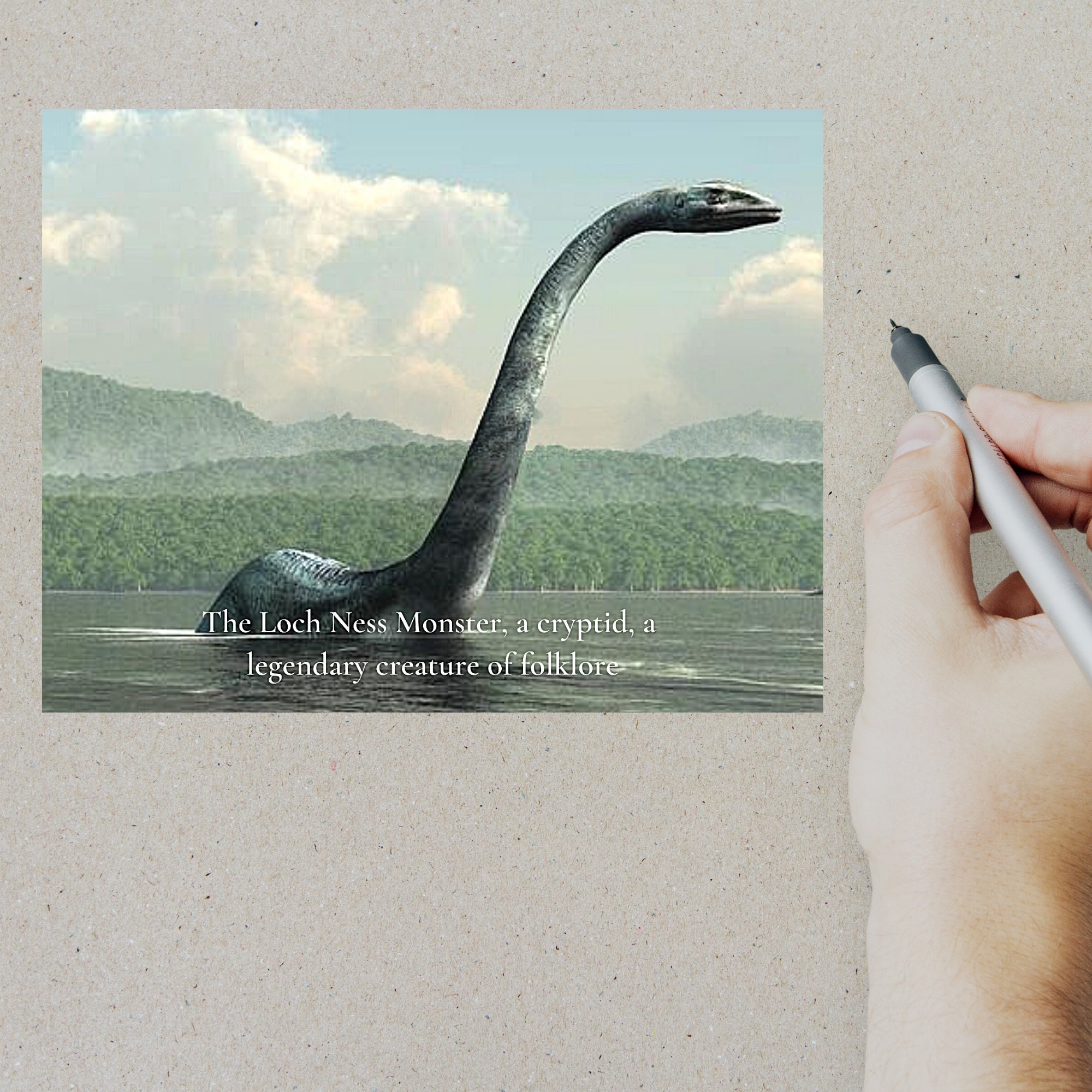 Cryptids Creature Postcard Set, Legendary Folklore | 4 Postcards | 130 ...
