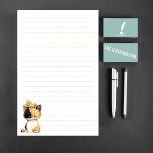 Juego de papelería de gato y ratón / 10 hojas y 5 sobres / 8,5 X 5,5 hojas + sobres a juego / Para escribir cartas y notas