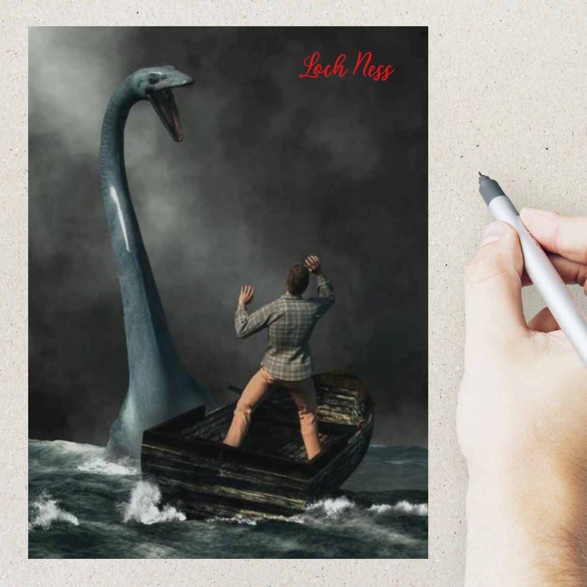 Cryptids Creature Postcard Set...legendary Folklore | 4 Postcards | 130 ...