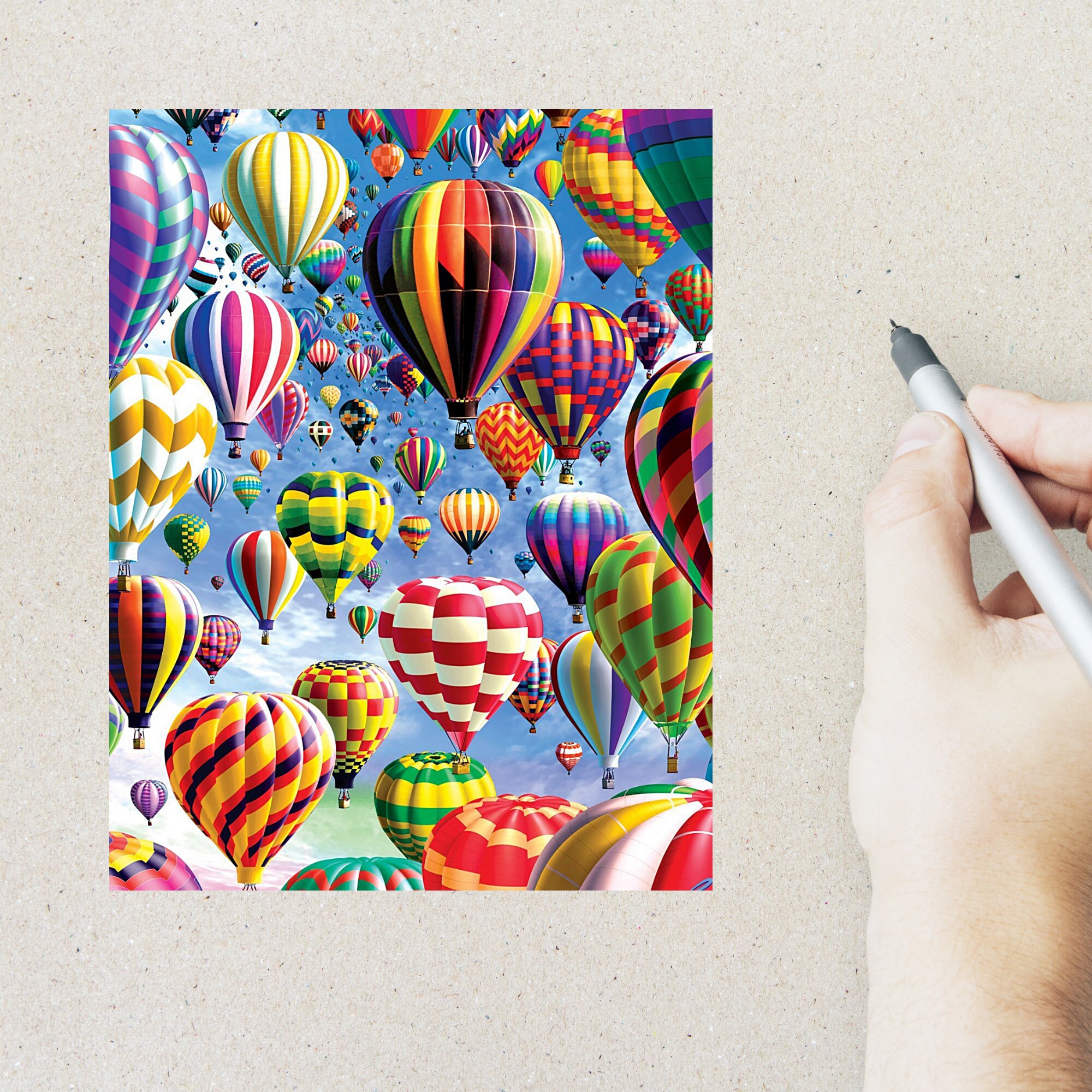 Hot Air Balloon Greetings Postcard Set 4 Postcards 130 - Etsy