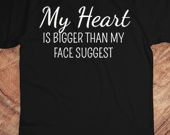 Funny T-Shirt, Funny Tees, Sarcastic Shirt, Funny T Shirt I'm Nicer Than My Face Looks Funny Shirts, Funny Shirt, Shirts With Sayings OK
