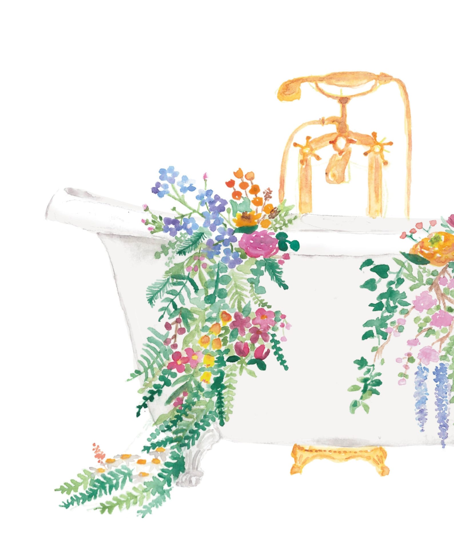 Vintage BATHROOM Art Print SET of 2 Vintage Bathtub Etsy