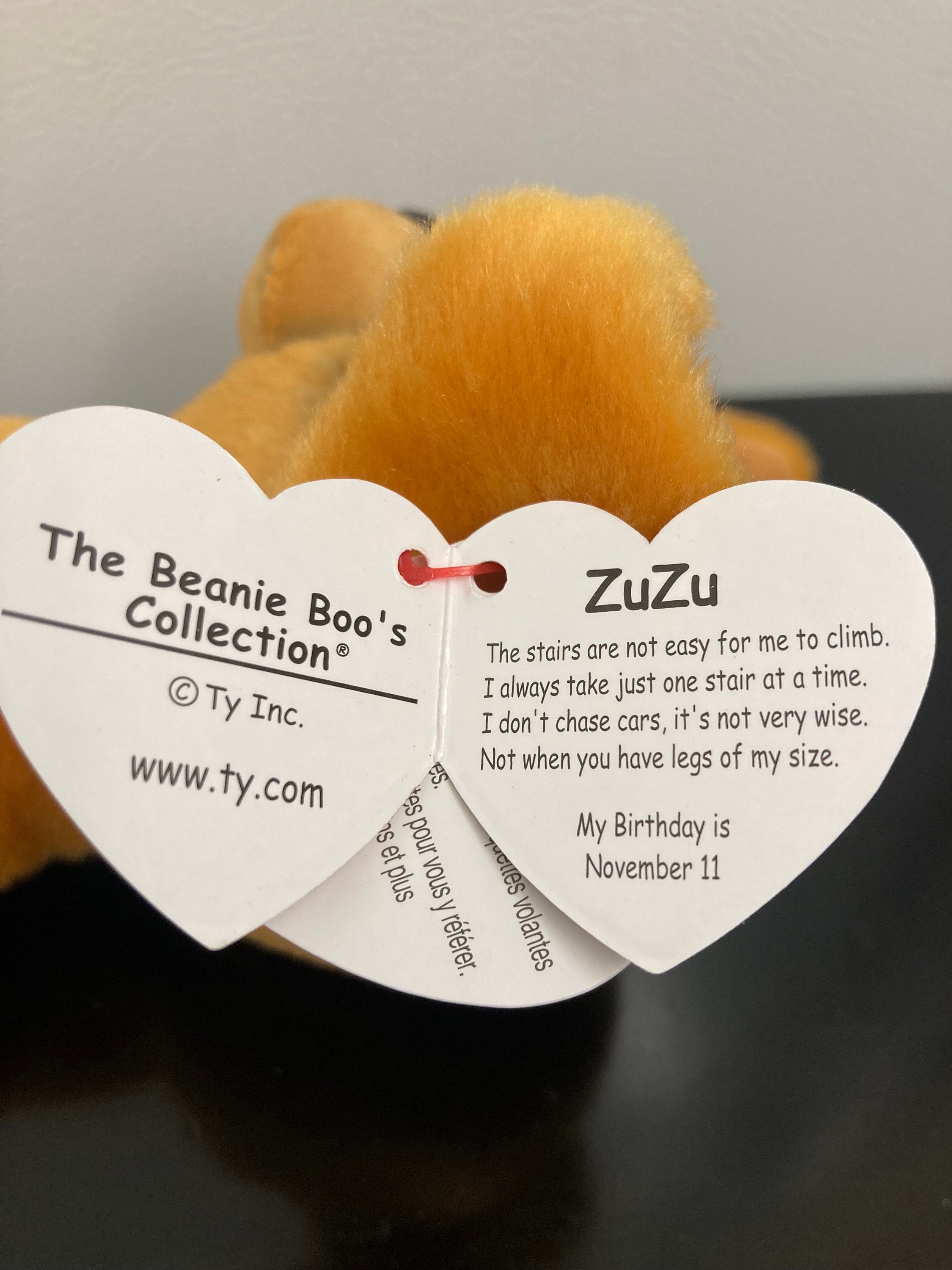Zuzu 2022 Ty Beanie Boo 6 Brown Dog MWMT New Etsy