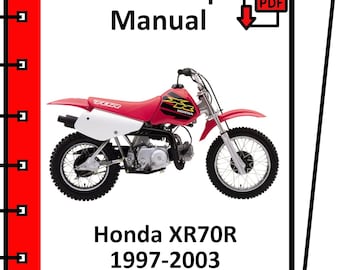 Honda XR70R 1997 1998 1999 2000 2001 2002 2003 Werkstatthandbuch (PDF)