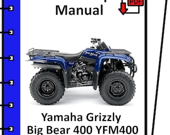 ヤマハ グリズリー 400 YFM400 2000 2001 2002 2003 2004 2005 サービス・修理・ワークショップ・マニュアル pdf
