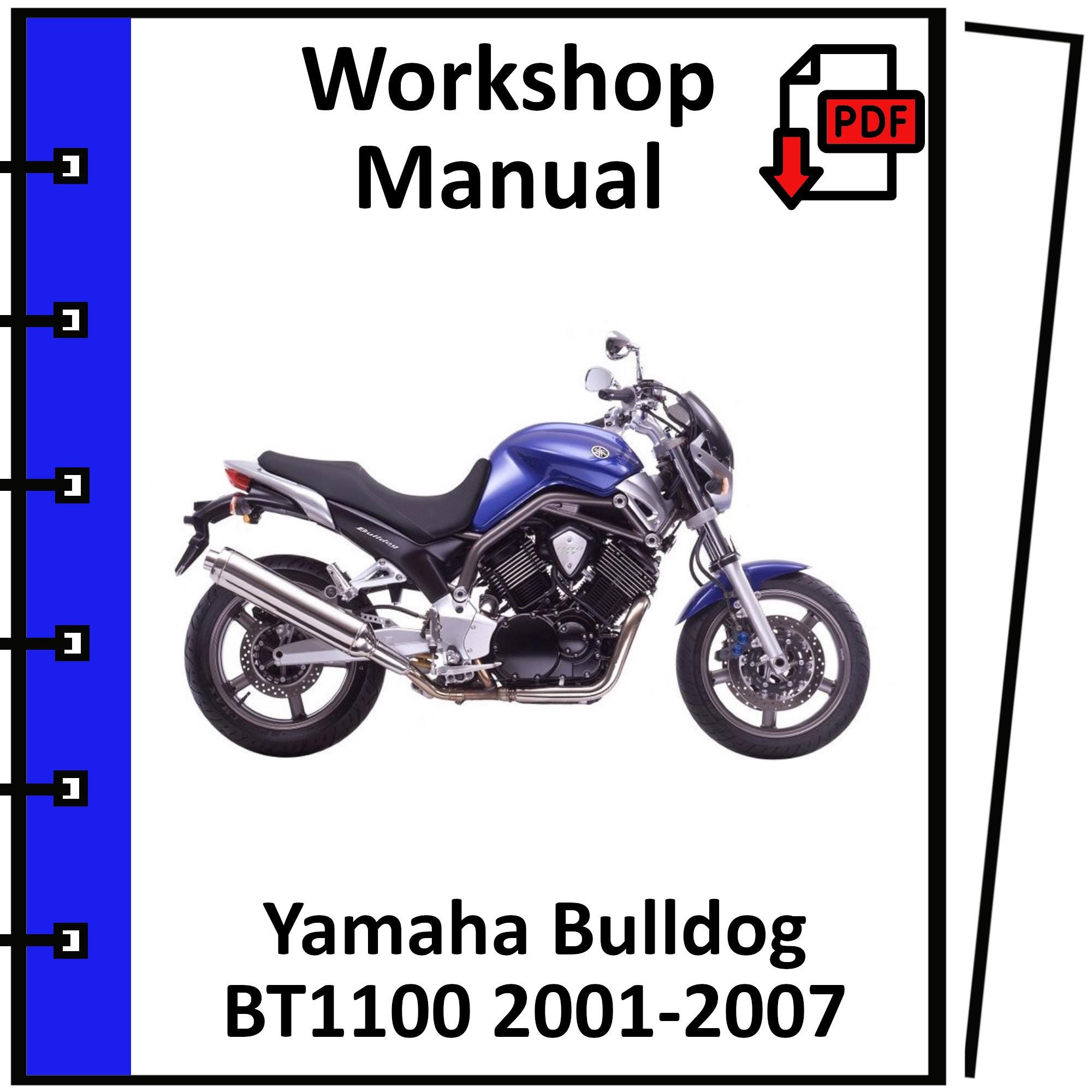 YAMAHA BULLDOG BT1100 2001 2002 2003 2004 2005 2006 2007 service repair workshop manual pdf