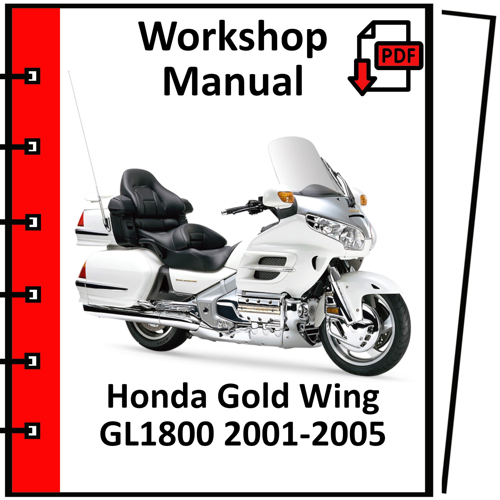 HONDA GL1800 GOLD WING 2001 2002 2003 2004 2005 Service Repair