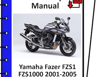 Yamaha FAZER 1000 FZS1 FZS1000 2001 2002 2003 2004 2005 Service Reparatur Werkstatthandbuch PDF