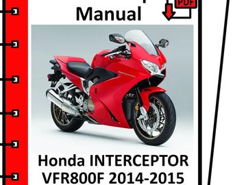 HONDA VFR800F INTERCEPTOR 2014 2015 Service-Reparatur-Werkstatthandbuch PDF