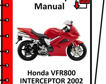 HONDA VFR800 INTERCEPTOR 2002 Werkstatthandbuch (PDF)