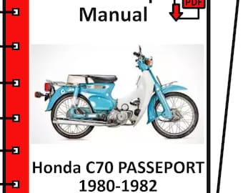 Honda C70 Passport 1980 1981 1982 Werkstatthandbuch (PDF)