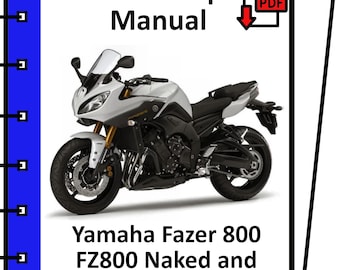 YAMAHA FAZER 800 F81 FZ800 2010 2011 2012 2013 2014 2015 2016 instrukcja serwisowa i warsztatowa w formacie PDF