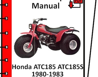 HONDA ATC185 ATC185S 1980 1981 1982 1983 サービス修理ワークショップマニュアル pdf