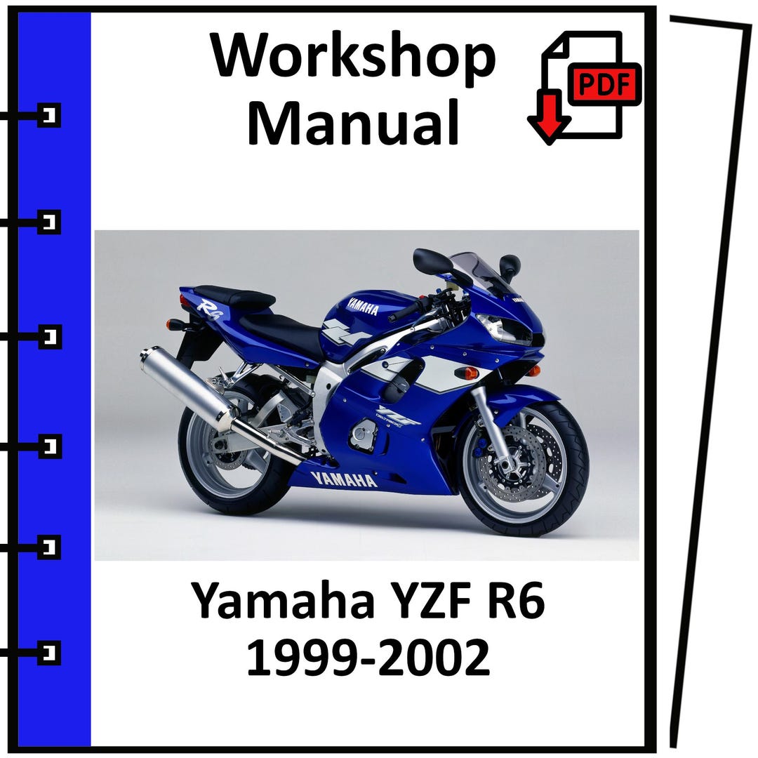 YAMAHA YZF R6 1999 2000 2001 2002 Service Repair Workshop Manual