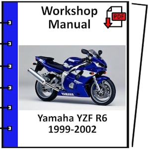 YAMAHA YZF R6 1999 2000 2001 2002 service repair workshop manual pdf