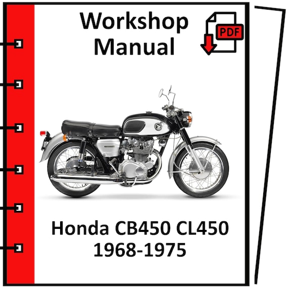 HONDA CB450 CL450 1968 1969 1970 1971 1972 1973 1974 1975 Service
