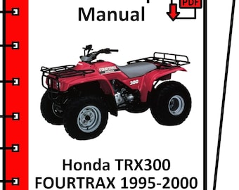 HONDA TRX300 FOUTRAX 1995 1996 1997 1998 1999 2000 Werkstatthandbuch (PDF)