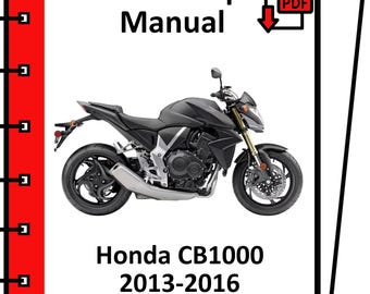 HONDA CB1000 2013 2014 2015 2016 Service- und Reparaturhandbuch (PDF)