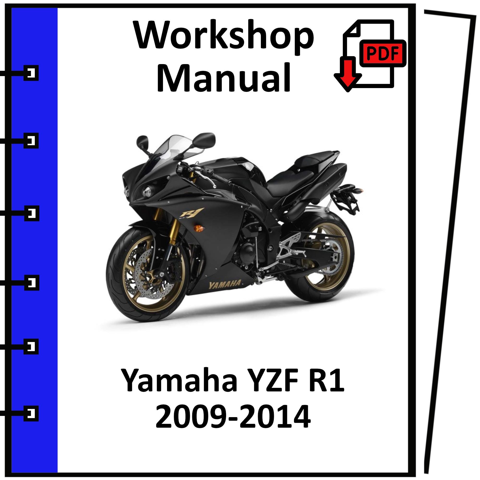 YAMAHA YZF R1 2009 2010 2011 2012 2013 2014 Service Repair
