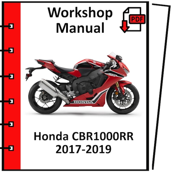 HONDA CBR1000RR 2017 2018 2019 Service Repair Workshop Manual Pdf