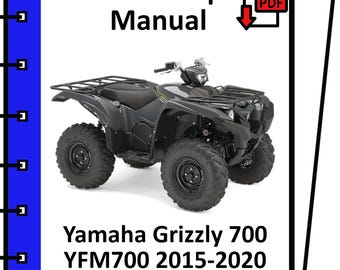 YAMAHA GRIZZLY 700 YFM700 2015 2016 2017 2018 2019 2020 service repair workshop manual pdf