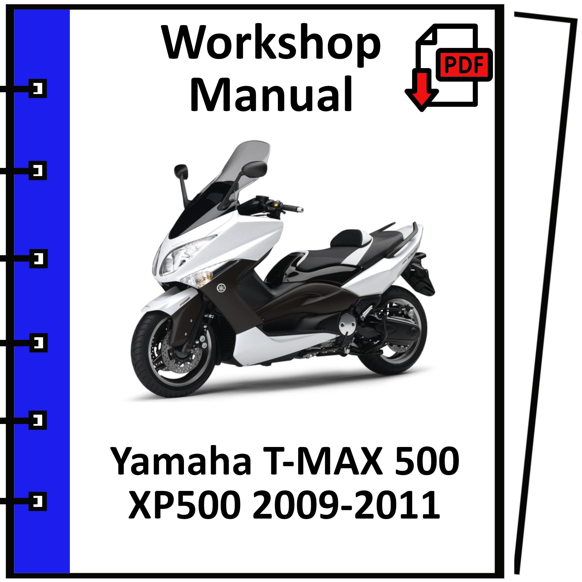 YAMAHA T-MAX 500 XP500 2009 2010 2011 Service Repair Workshop