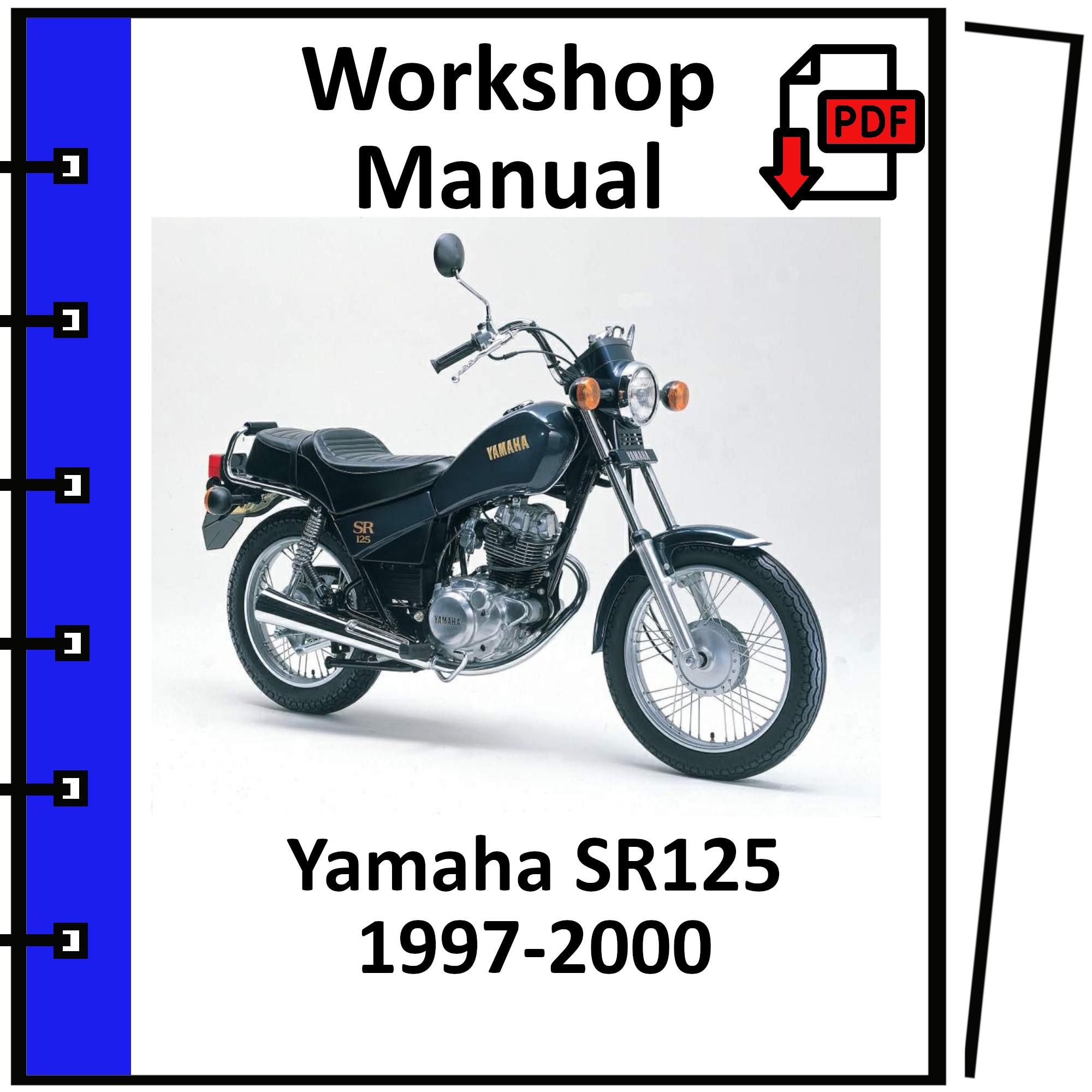 YAMAHA SR125 1997 1998 1999 2000 Service Repair Workshop Manual