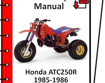 HONDA ATC250R 1985 1986 サービス・リペア・ワークショップ・マニュアル pdf