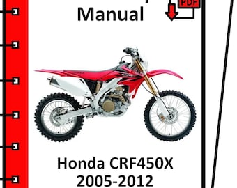 Honda CRF450X 2005–2012: Werkstatthandbuch (PDF)