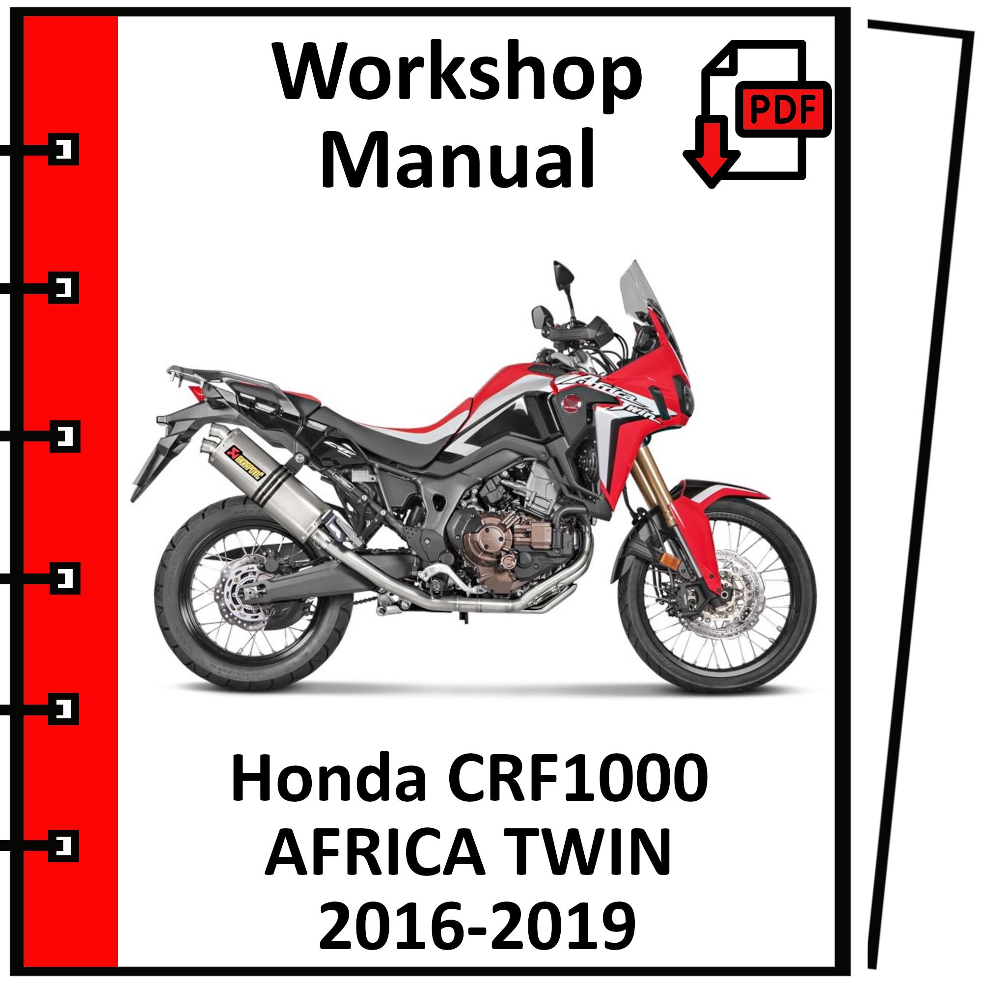 HONDA CRF1000 AFRICA TWIN 2016 2017 2018 2019 Service Repair