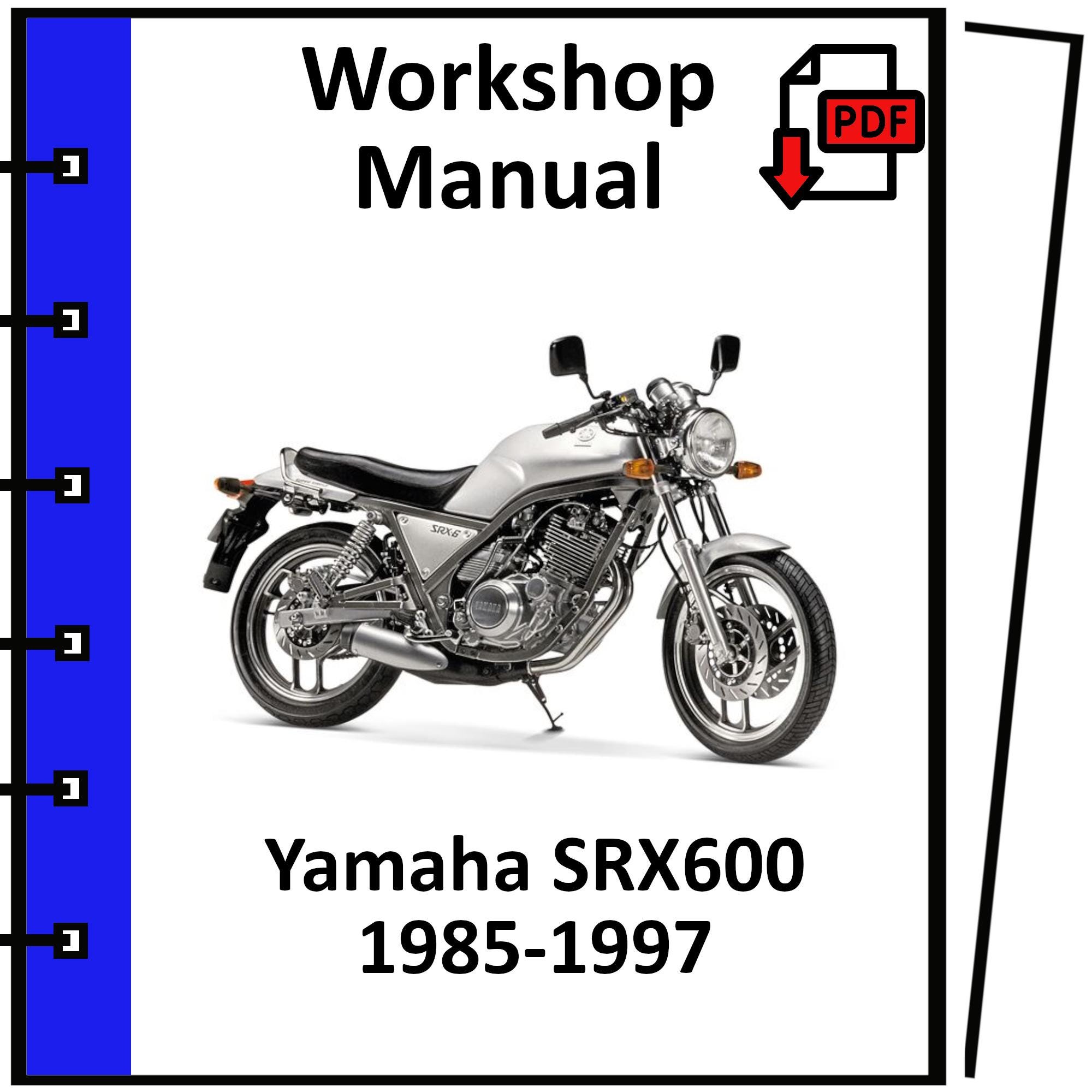 YAMAHA SRX600 1985 1986 1987 1988 1989 1990 1991 1992 1993 1994