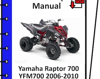 ヤマハ ラプター 700 YFM700 2006 2007 2008 2009 2010 サービス・修理・ワークショップ・マニュアル pdf