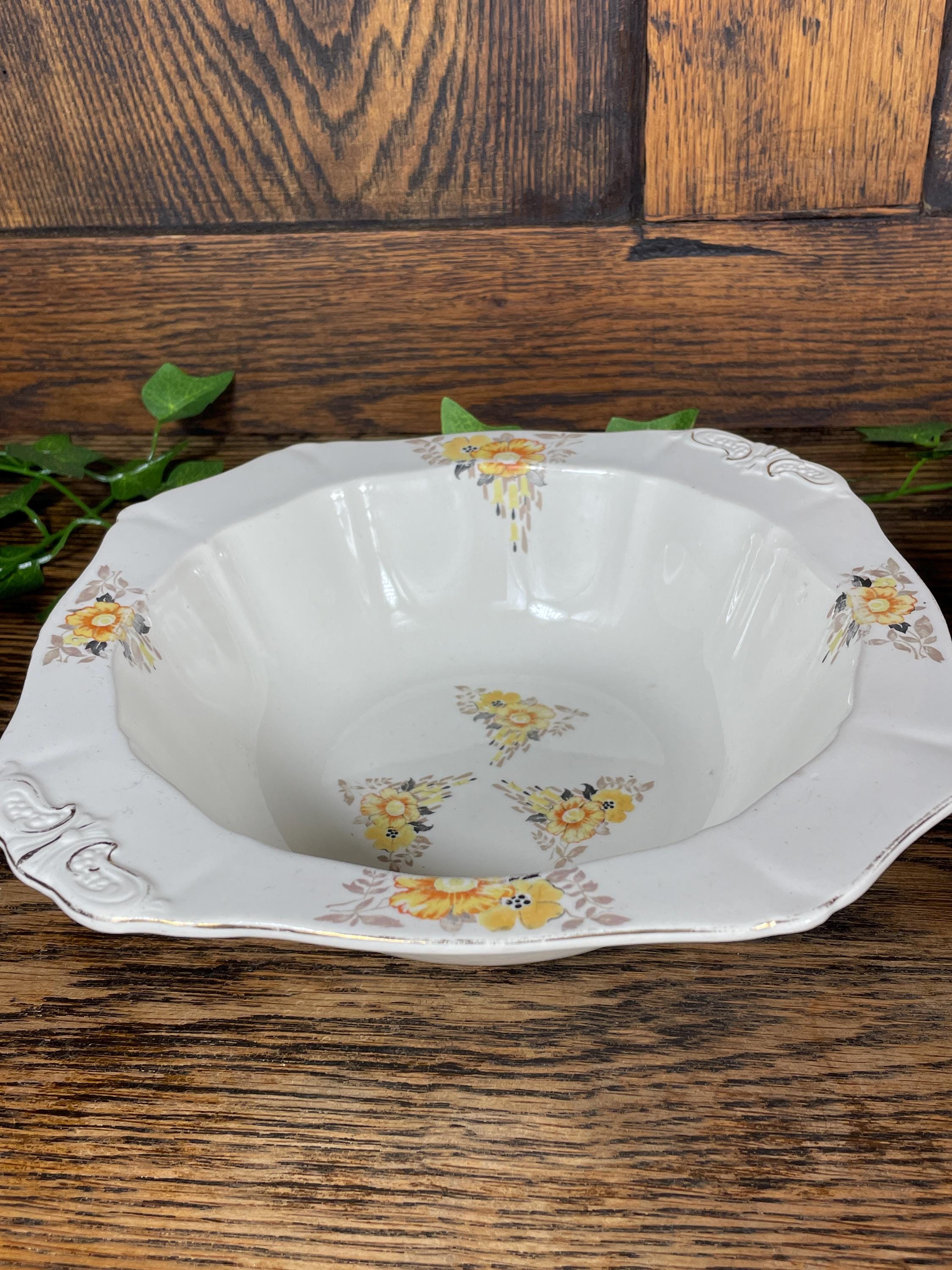 Alfred Meakin Flower Pattern Bowls - Etsy