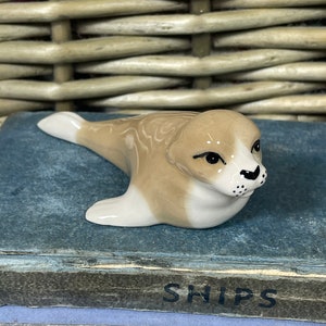 Vintage Szeiler Made in England Seal Ornament  figurine decoration Retro Original