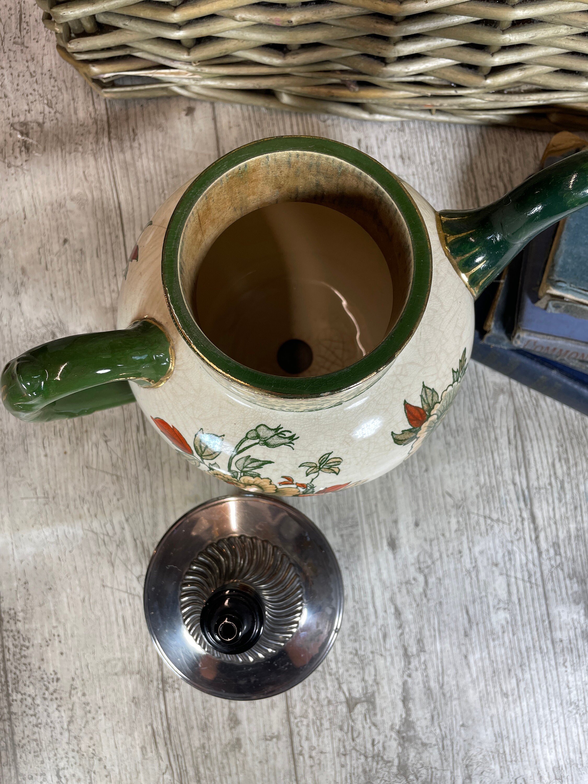 Royles Self Pouring Teapot Rare Antique Decorative Royal Doulton