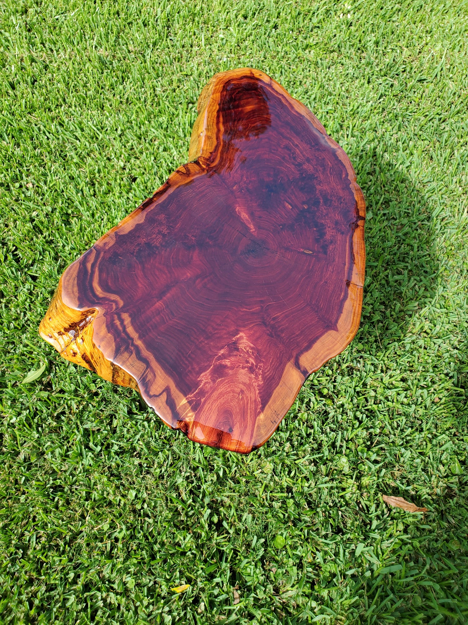 Raw Edge Cedar Epoxy Resin table Etsy